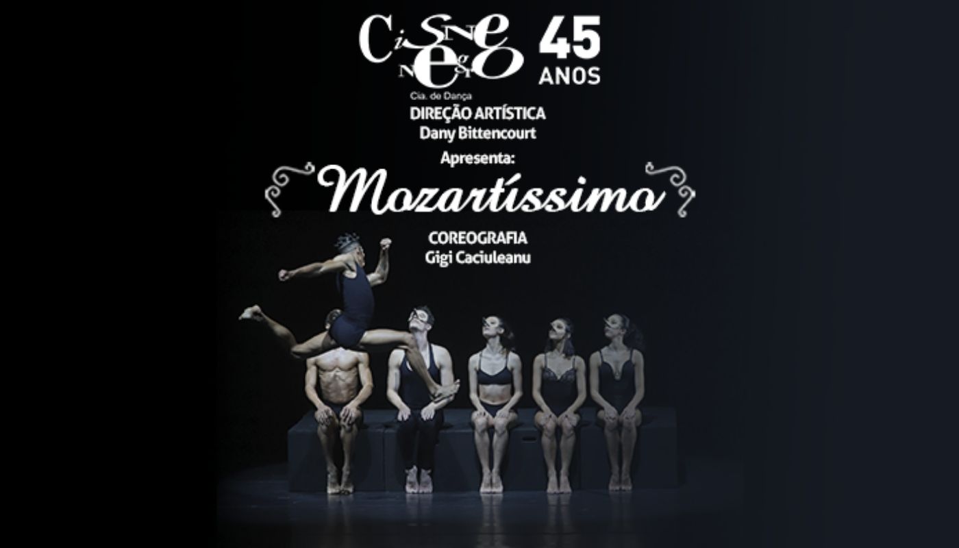 Cisne Negro Cia de Dança se apresenta com o espetáculo “Mozartíssimo” no Teatro J Safra em dois espetáculos imperdíveis